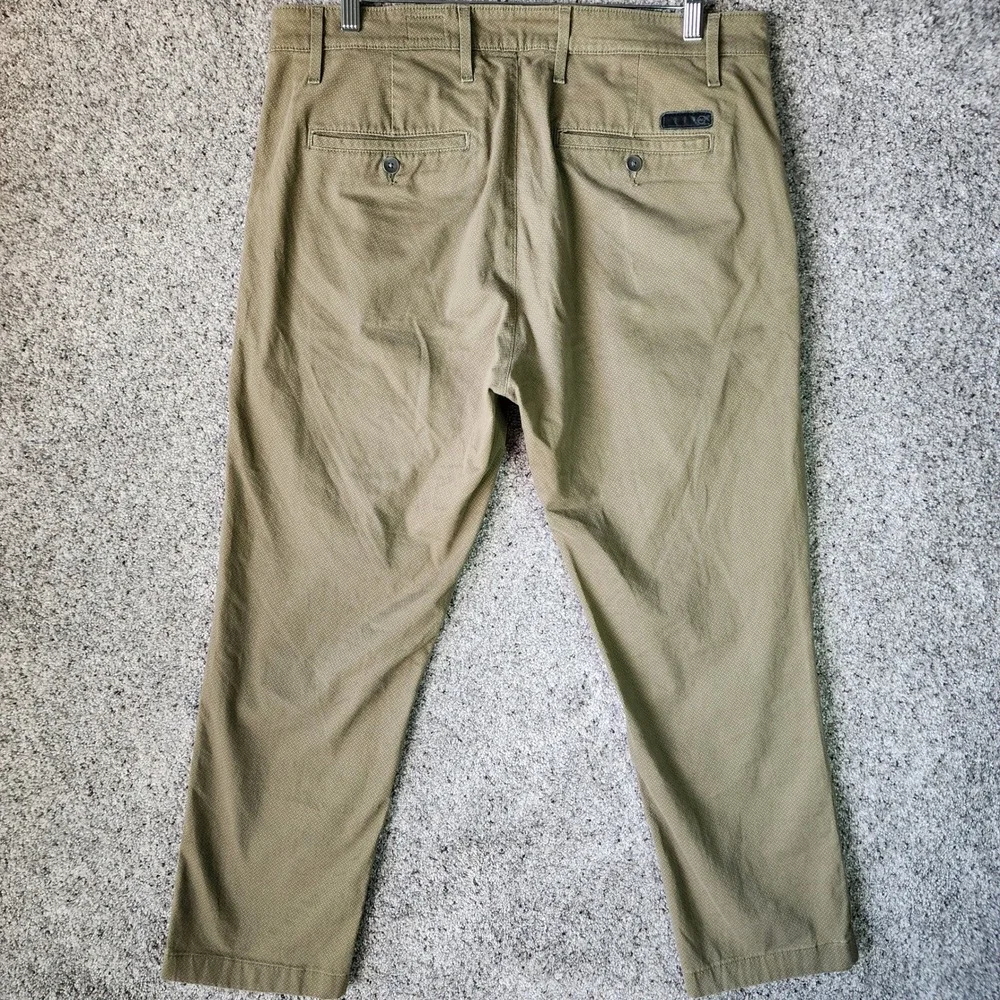 AG Adriano Goldschmied The Marshall Pants Mens 36‎ Slim Straight Green EUC
